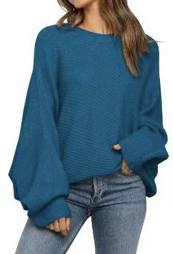 🎉New Arrival💛Women‘s Chic Batwing Sweater | Round Neck, Relaxed Fit, Spring Fall Top🔥Buy 2 Free Shipping& 10% off