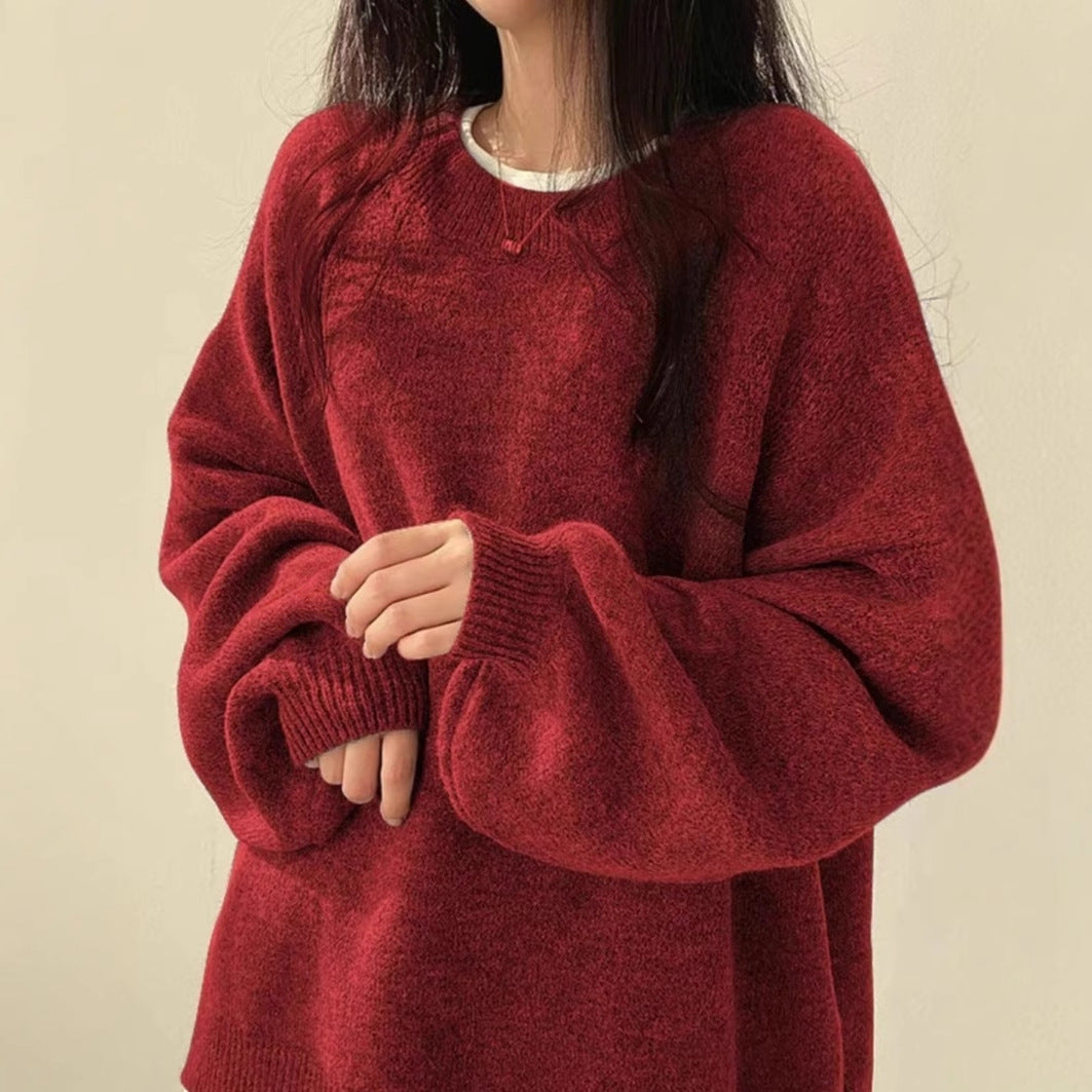 🎉New Arrival💛Casual Split Hem Sweater | Drop Shoulder, Round Neck, Fall Winter🔥Buy 2 Free Shipping& 10% off